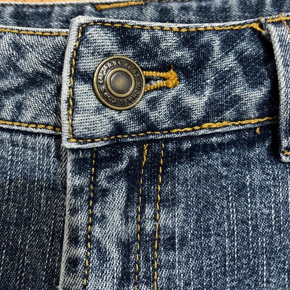 ❌❌❌SOLD❌❌❌Michael Kors Women’s Studded A-Line Western/Cowgirl Denim Skirt Sz-8 - Picture 2 of 8